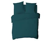 Kussensloop Katoen Petrole - 40x60 cm