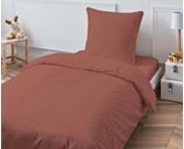 Kussensloop Katoen Terracotta - 63x63 cm