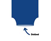 Dekbedovertrek percale Lichtgrijs - 220x240 cm