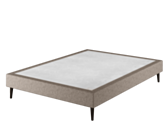 Bedbodem Cosmos Deco Taupe - 140x200 cm