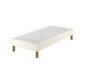 Bedbodem Cosmos Deco Boucle Wit - 90x190 cm