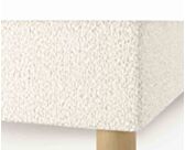 Bedbodem Calla Deco Boucle Wit - 80x200 cm