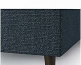 Bedbodem Calla Deco Blauw - 70x200 cm
