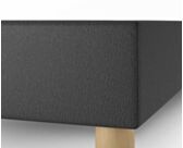 Bedbodem Calla Deco Zwart - 80x200 cm