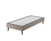 Bedbodem Calla Deco Taupe - 90x190 cm
