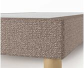 Bedbodem Cirse deco Taupe - 140x190 cm