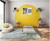 Set van 4 Sedac Blanke Lak Poten - H22 cm