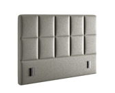 Hoofdeinde Cozy Cabernet Antraciet 140 - H105 cm