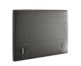 Hoofdeinde Twin Cabernet Zwart 140 - H105 cm