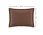 Kussensloop Katoen Taupe - 40x60 cm