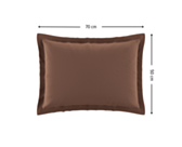 Kussensloop Katoen Taupe - 50x70 cm