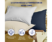 Kussensloop satijn Marine - 50x70 cm