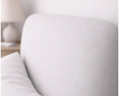 Bed Montaigne Licht Grijs - 140x200 cm