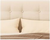 Tête de lit Zélie Beige 140cm - H115