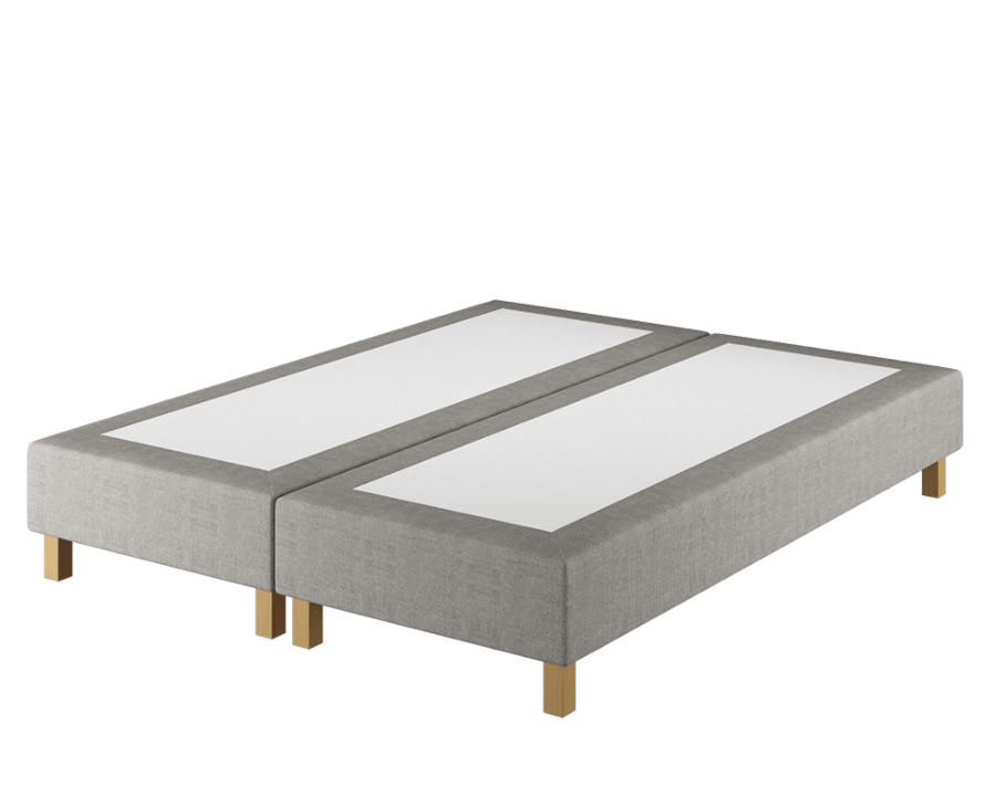 Boxspring Coventry Merlot Gris - 140x190 cm