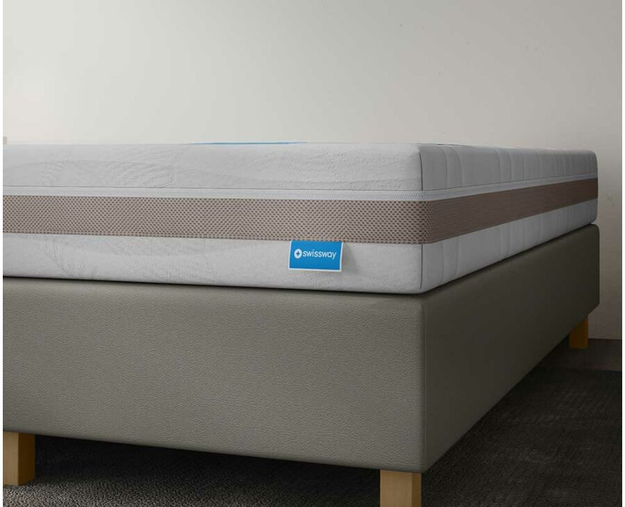 Boxspring Dayton Cabernet Antraciet - 90x190 cm