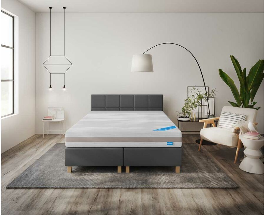 Boxspring Dayton Cabernet Zwart - 200x200 cm main product photo