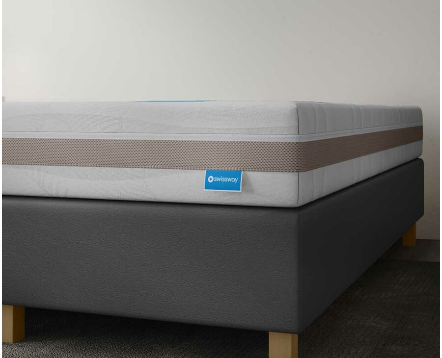 Boxspring Dayton Cabernet Zwart - 90x200 cm