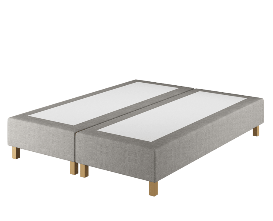 Boxspring Dayton Merlot Grijs - 200x200 cm
