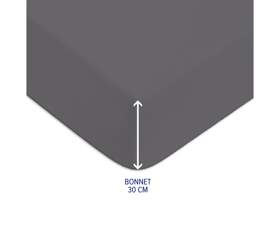 Hoeslaken Zink Katoen 30 - 90x200 cm Hoeslaken Zink Katoen 30 - 90x200 cm