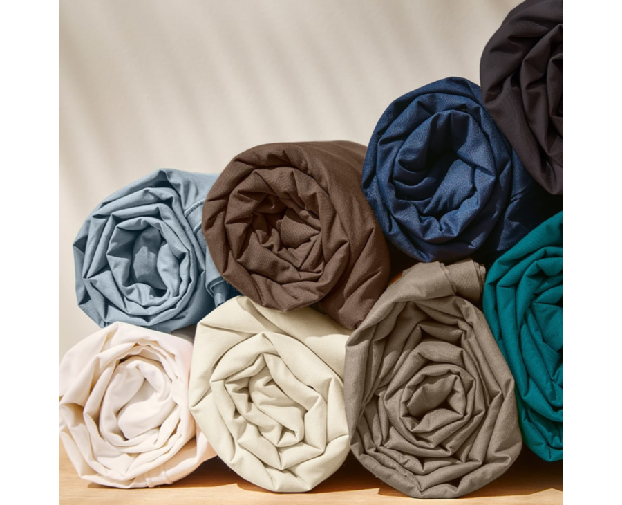 Hoeslaken Taupe Katoen 30 - 70x200 cm