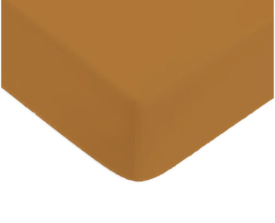 Hoeslaken Katoen Curry Bonnet 25 - 90x200 cm