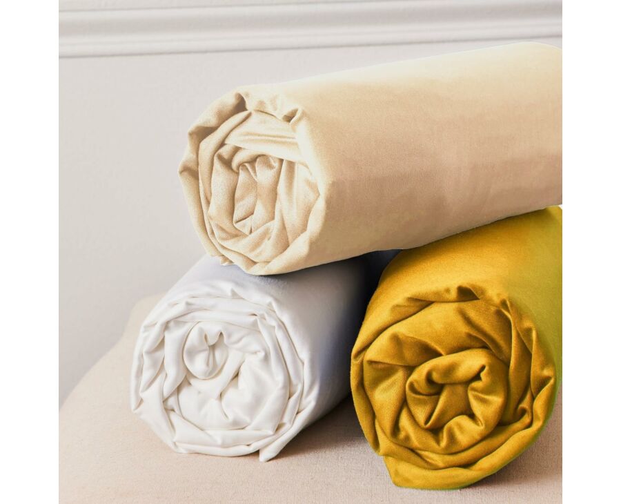 Hoeslaken Katoen Curry Bonnet 25 - 90x200 cm