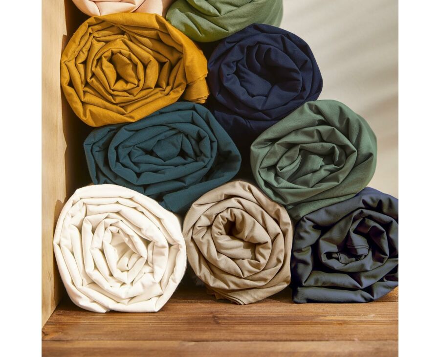 Hoeslaken Katoen Curry Bonnet 25 - 90x200 cm