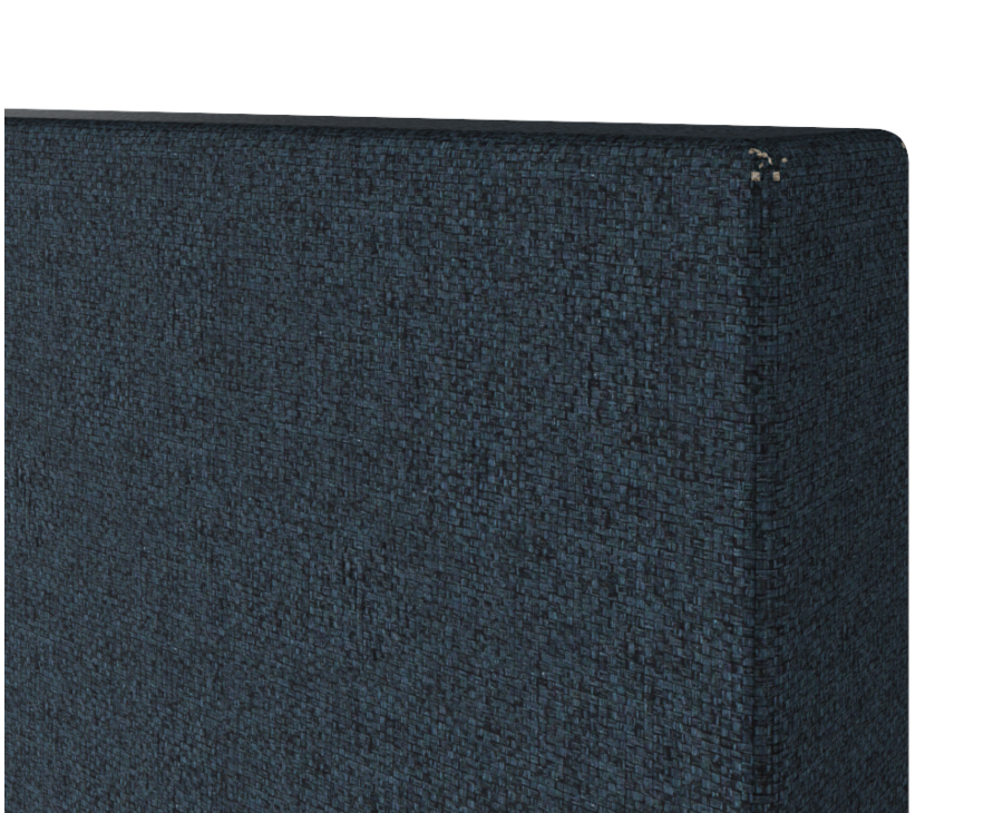 Hoofdeinde Kahaia Nika Royal Blue 140 - H100 cm