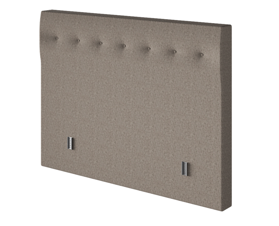 Hoofdeinde Kalmia Taupe 140 - H100 cm