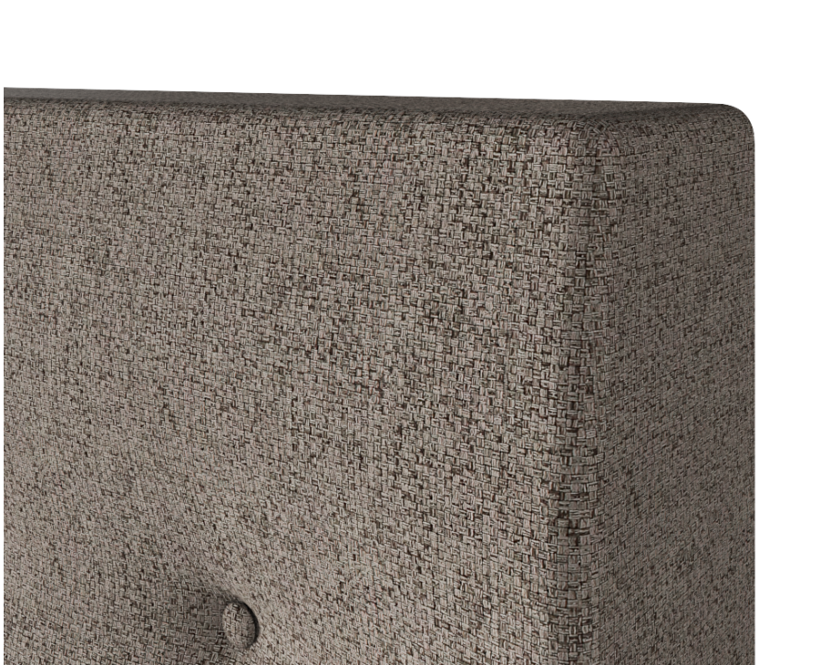Hoofdeinde Kalmia Taupe 140 - H100 cm