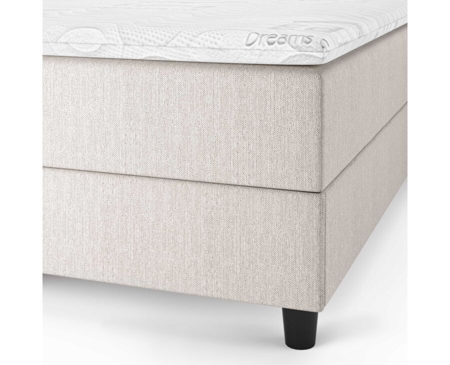 Bed met Opbergruimte Omega Beige - 140x200 cm