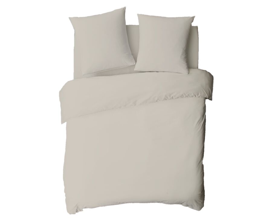 Hoeslaken satijn Beige 35 - 140x200 cm
