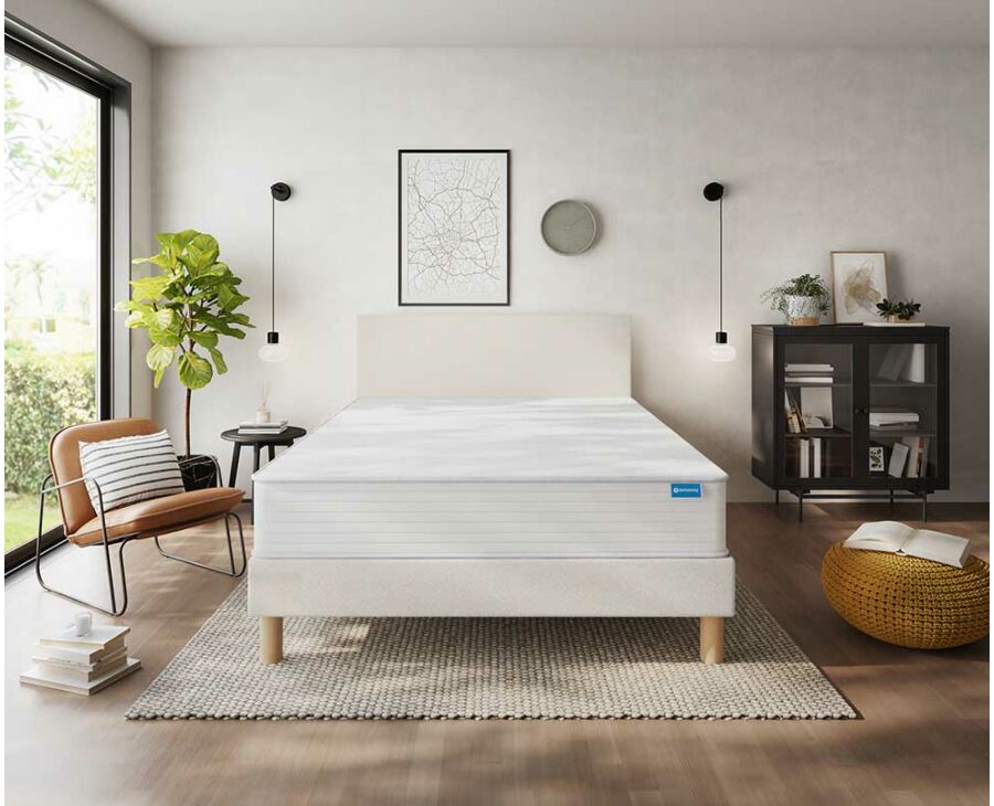 Bedbodem Cosmos Deco Boucle Wit - 140x200 cm