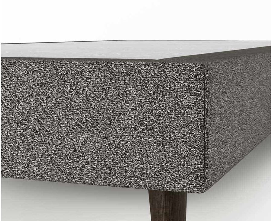 Bedbodem Cirse Deco Grey - 120x190 cm