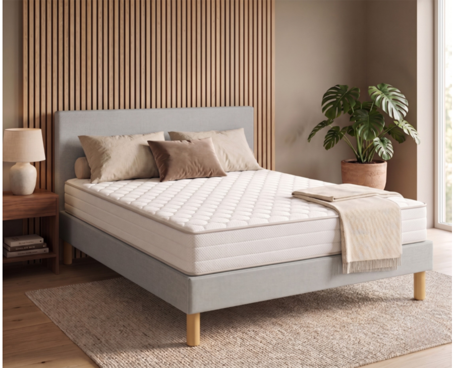 Beddengoedset Leon grijs- 140 x 190 cm 