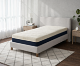 Hybride matras Aurore 90x200 cm in een slaapkamer – evenwichtig comfort pocketveren