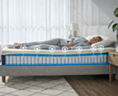 Schema van de 7 comfortzones van het matras Aurore 140x200 cm – optimale lichaamsuitlijning