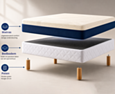 Aurore matrasset / Cirse boxspring - (2x) 70x200 cm - 140x200 cm