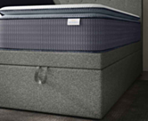Bed met Opbergruimte Cassia Grey - 140x190 cm