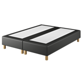 Boxspring Dayton Cabernet Zwart - 180x200 cm