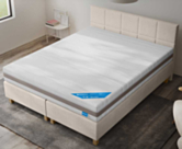 Boxspring Dayton Merlot Ecru -  140x200 cm