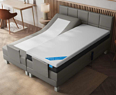 Boxspring Eton Elektrische Cabernet Antraciet - 140x190 cm