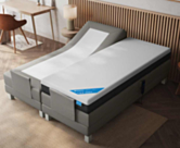Boxspring Eton Elektrische Cabernet Antraciet - 140x190 cm