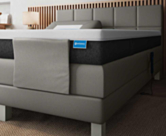 Boxspring Eton Elektrische Cabernet Antraciet - 140x190 cm