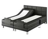 Boxspring Eton Elektrische Cabernet Zwart - 180x200 cm
