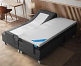 Boxspring Eton Elektrische Cabernet Zwart - 180x200 cm