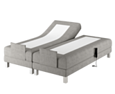 Boxspring Eton Elektrische Merlot Grijs - 180x200 cm