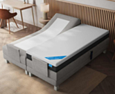 Boxspring Eton Elektrische Merlot Grijs - 180x200 cm