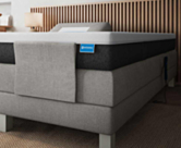 Boxspring Eton Elektrische Merlot Grijs - 200x200 cm